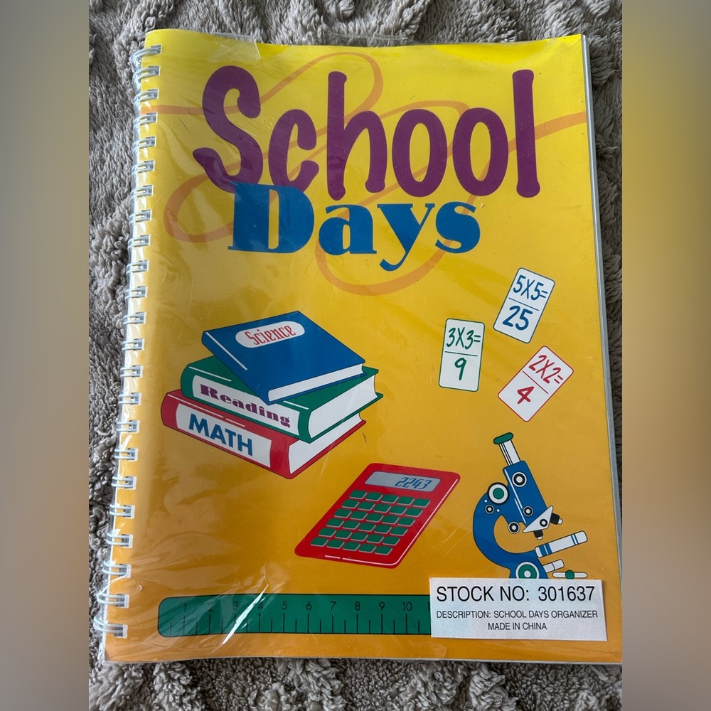 Creative Horizons School Days Keepsake Organizer
